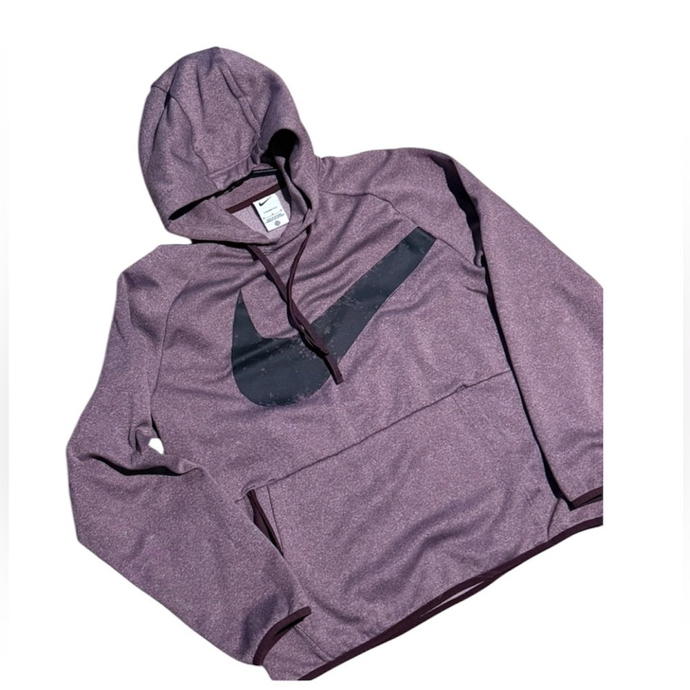 Nike Therma Fit Purple  Hoodie-Black  Accents